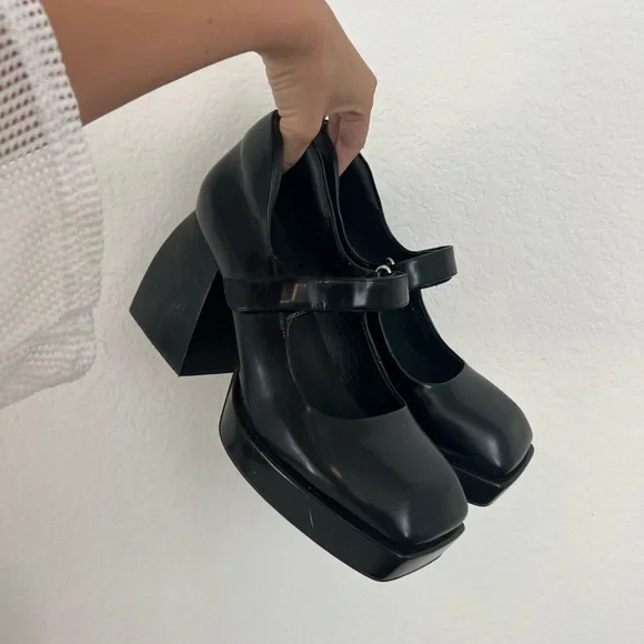 Free People X Jeffrey Campbell Reine Platform Mary Jane - Picture 5 of 7